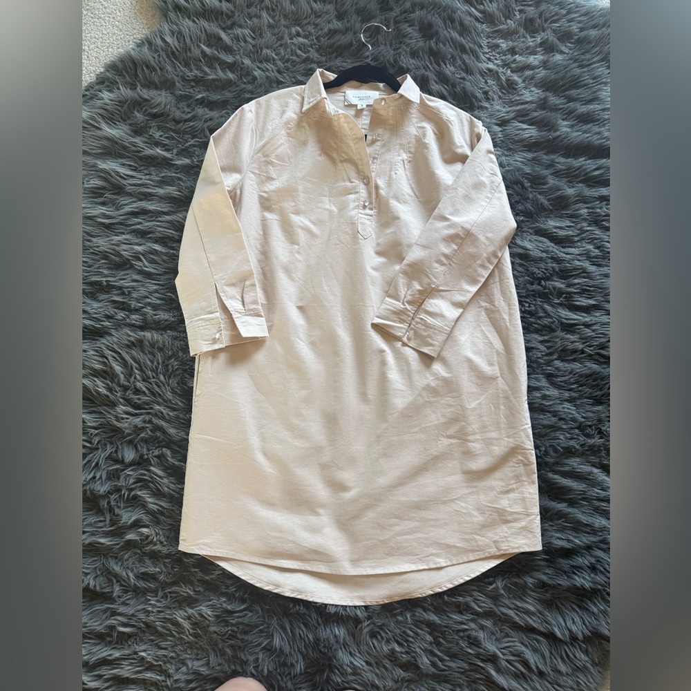 Pomander Place by Tuckernuck Polly Dress in Tan